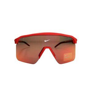 Nike Expedition Shield Team IHO899 675 Road Red Mirror Sunglasses 61-18-140